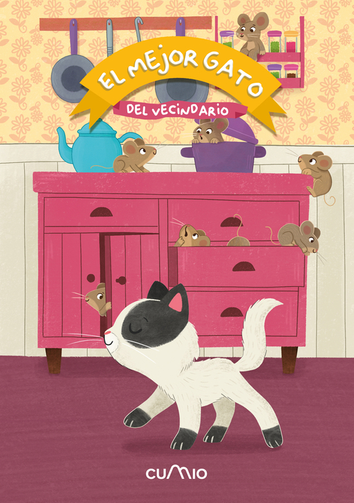 Cubierta libro el mejor gato del vecindario