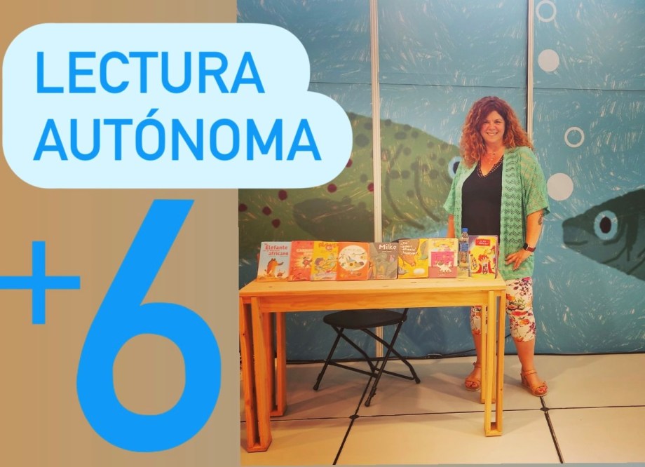 Decorativa con cubiertas libros leemos +6