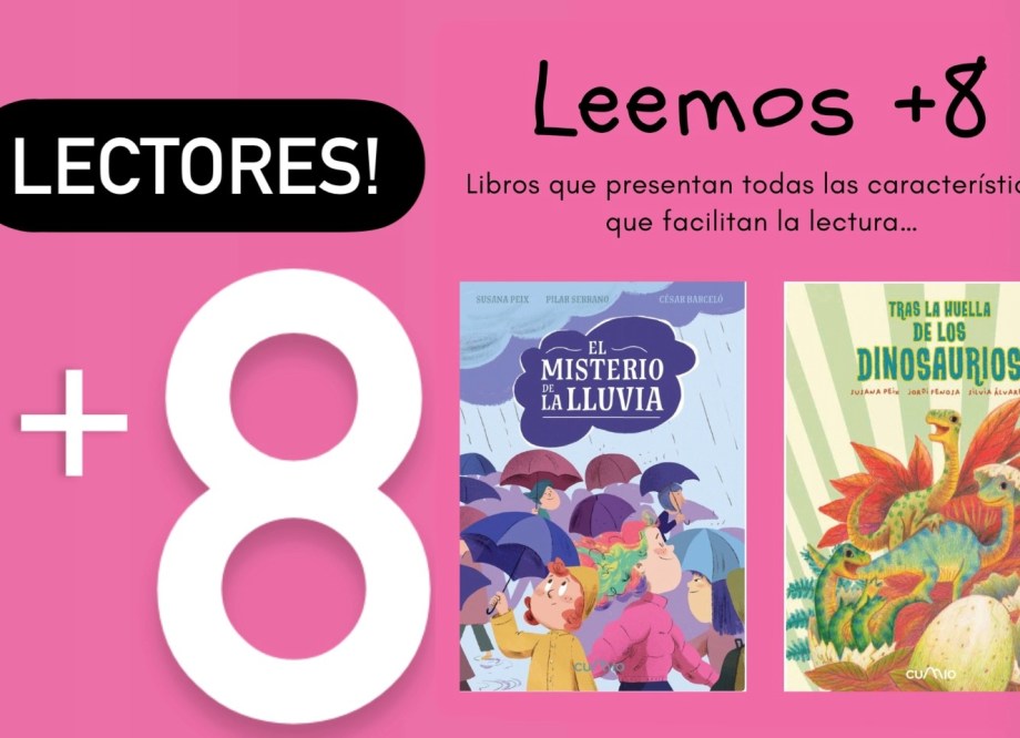 Decorativa con cubiertas libros leemos +8